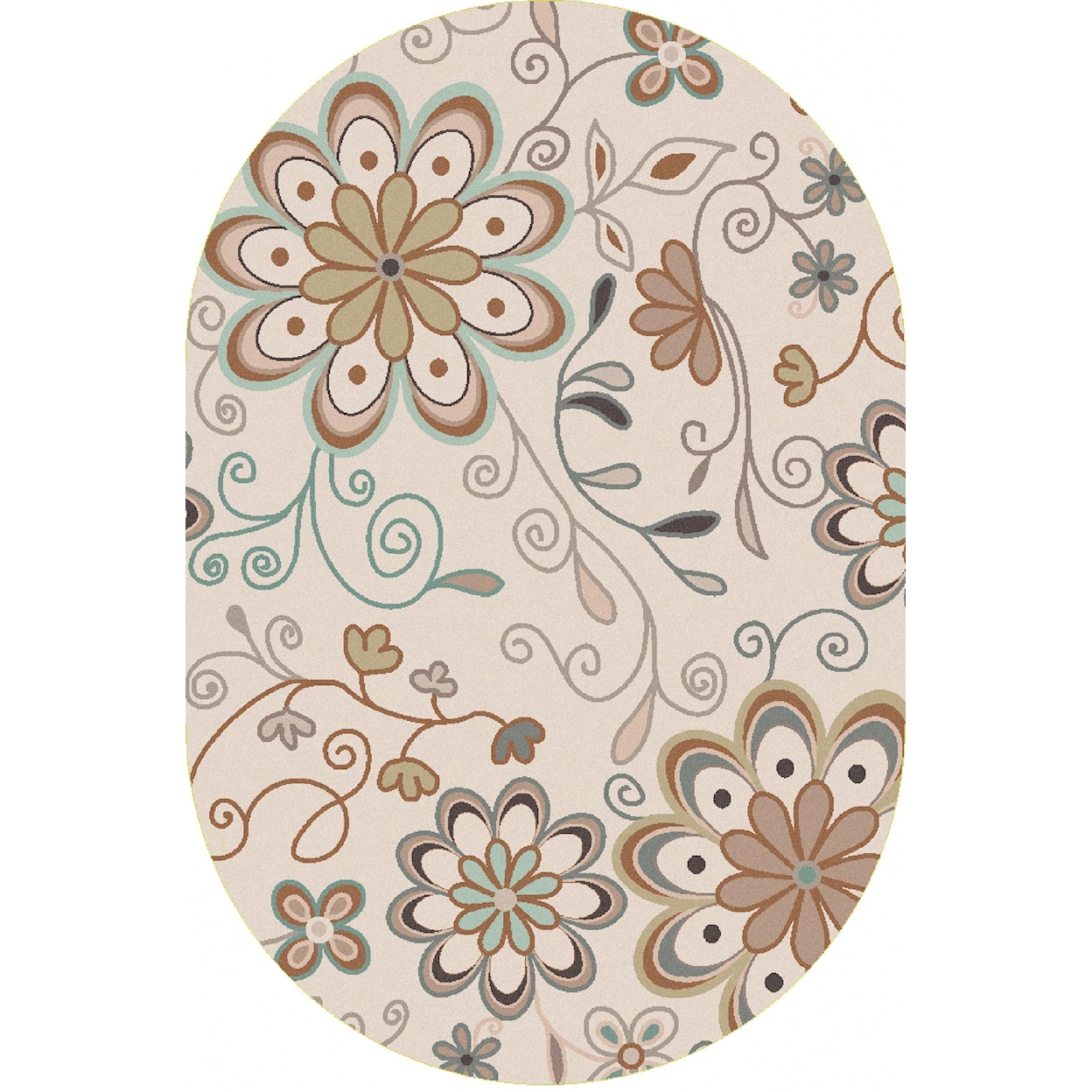 Surya Athena 6' x 9' Oval