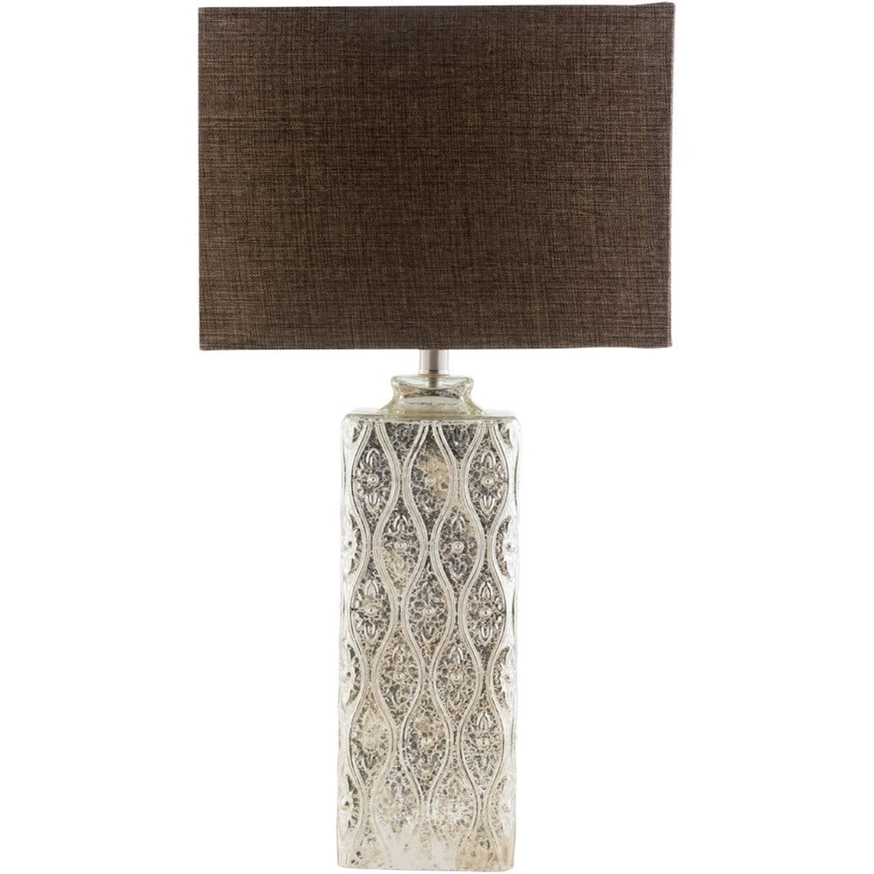 Surya Avison Mercury Glass Glam Table Lamp