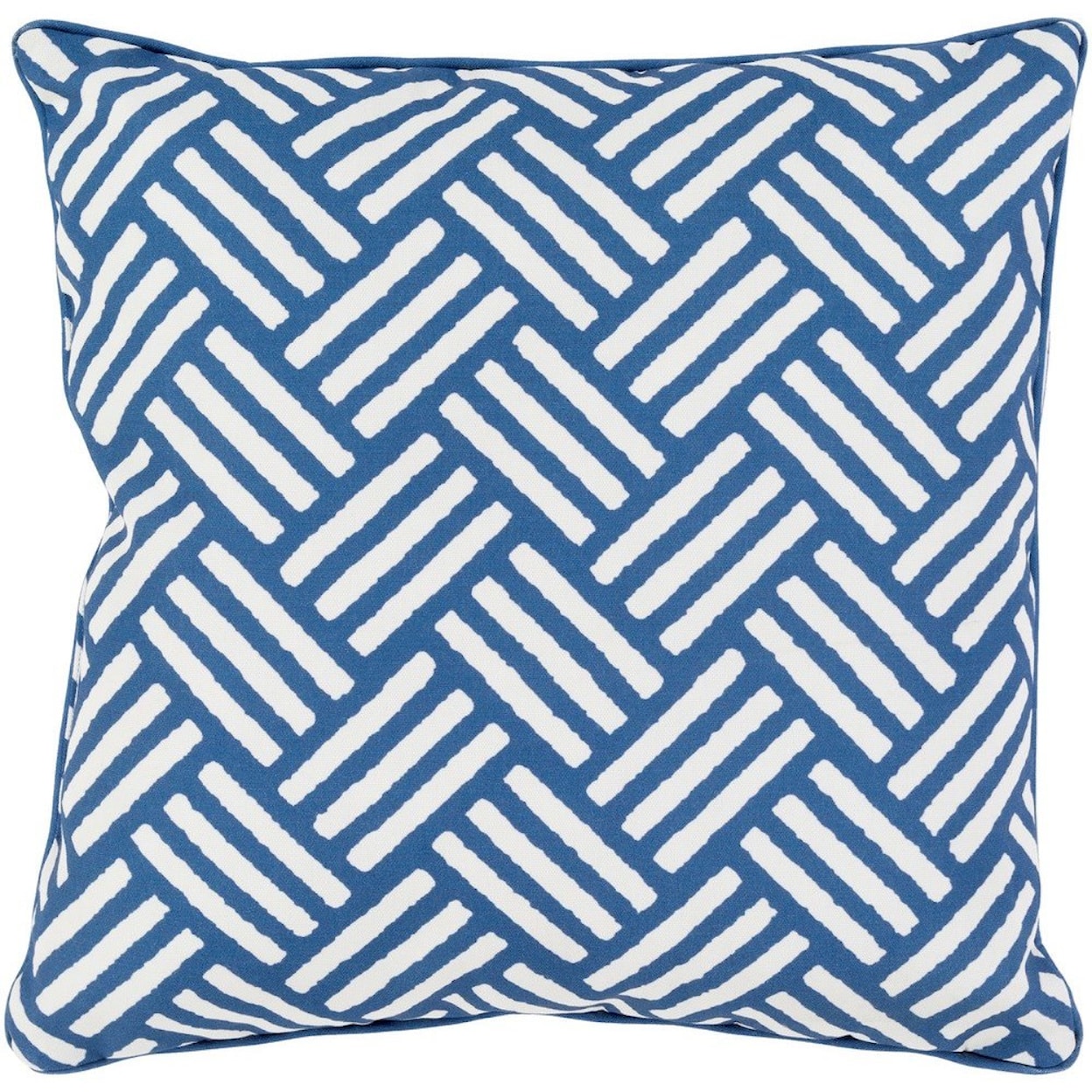 Surya Basketweave 16 x 16 x 4 Polyester Throw Pillow