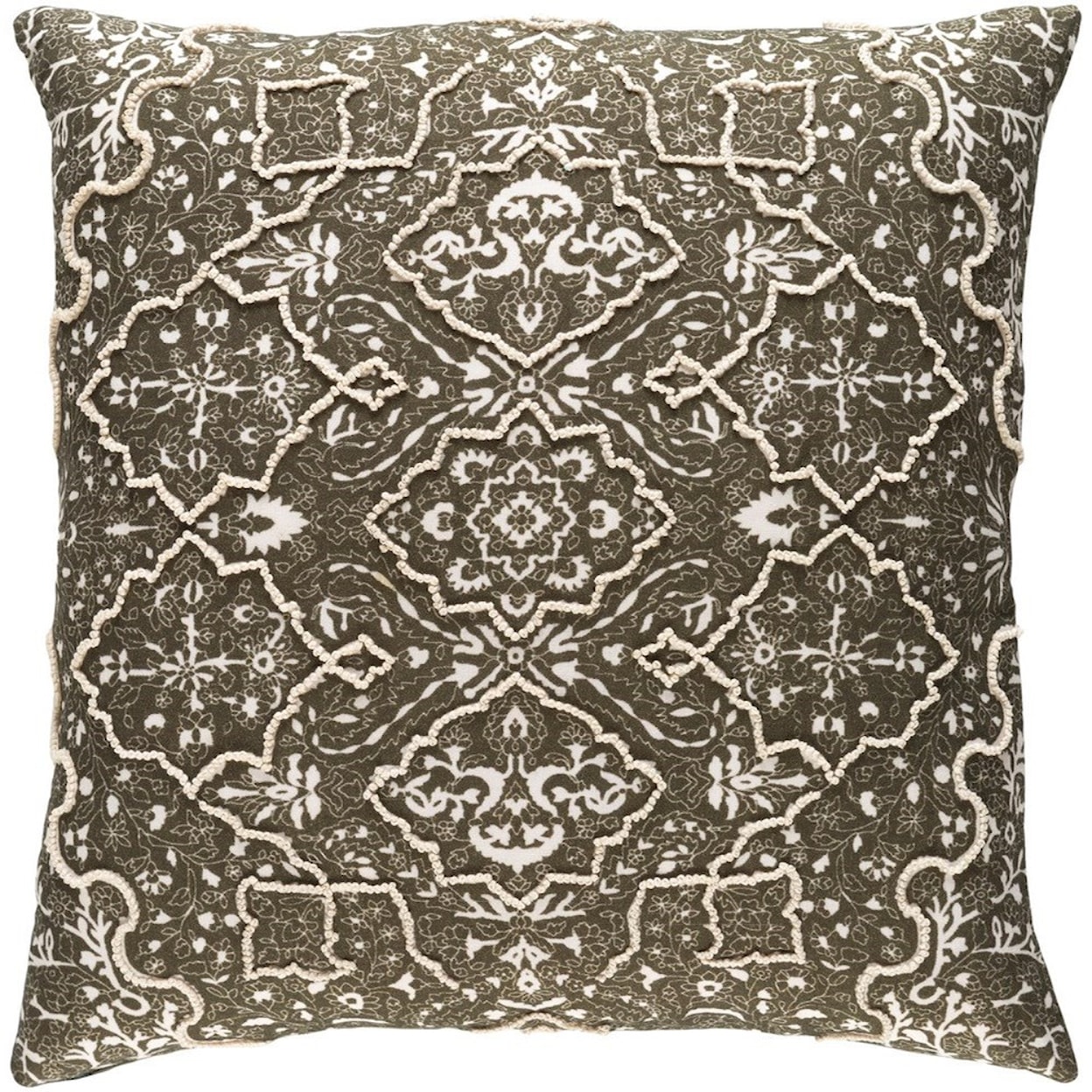 Surya Batik 20 x 20 x 4 Down Pillow Kit
