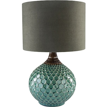 Dark Green Table Lamp