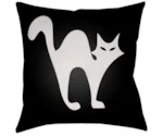 Surya Boo 18 x 18 x 4 Polyester Throw Pillow