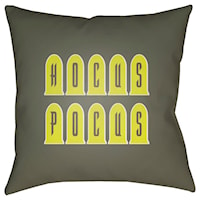 18 x 18 x 4 Polyester Throw Pillow