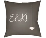Surya Boo 20 x 20 x 4 Polyester Throw Pillow