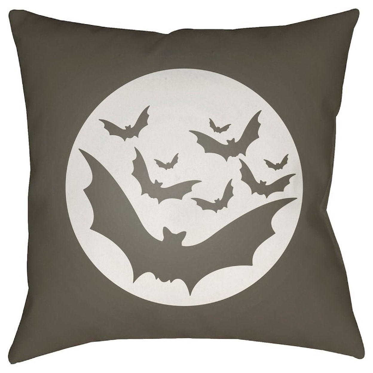 Surya Boo 18 x 18 x 4 Polyester Throw Pillow