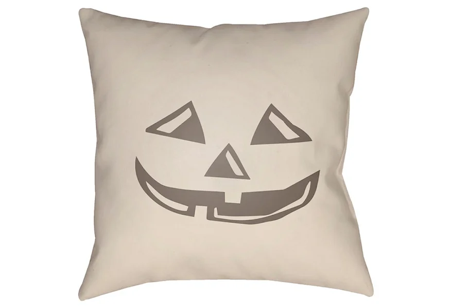 Boo 20 x 20 x 4 Polyester Throw Pillow by Ruby-Gordon Accents at Ruby Gordon Home