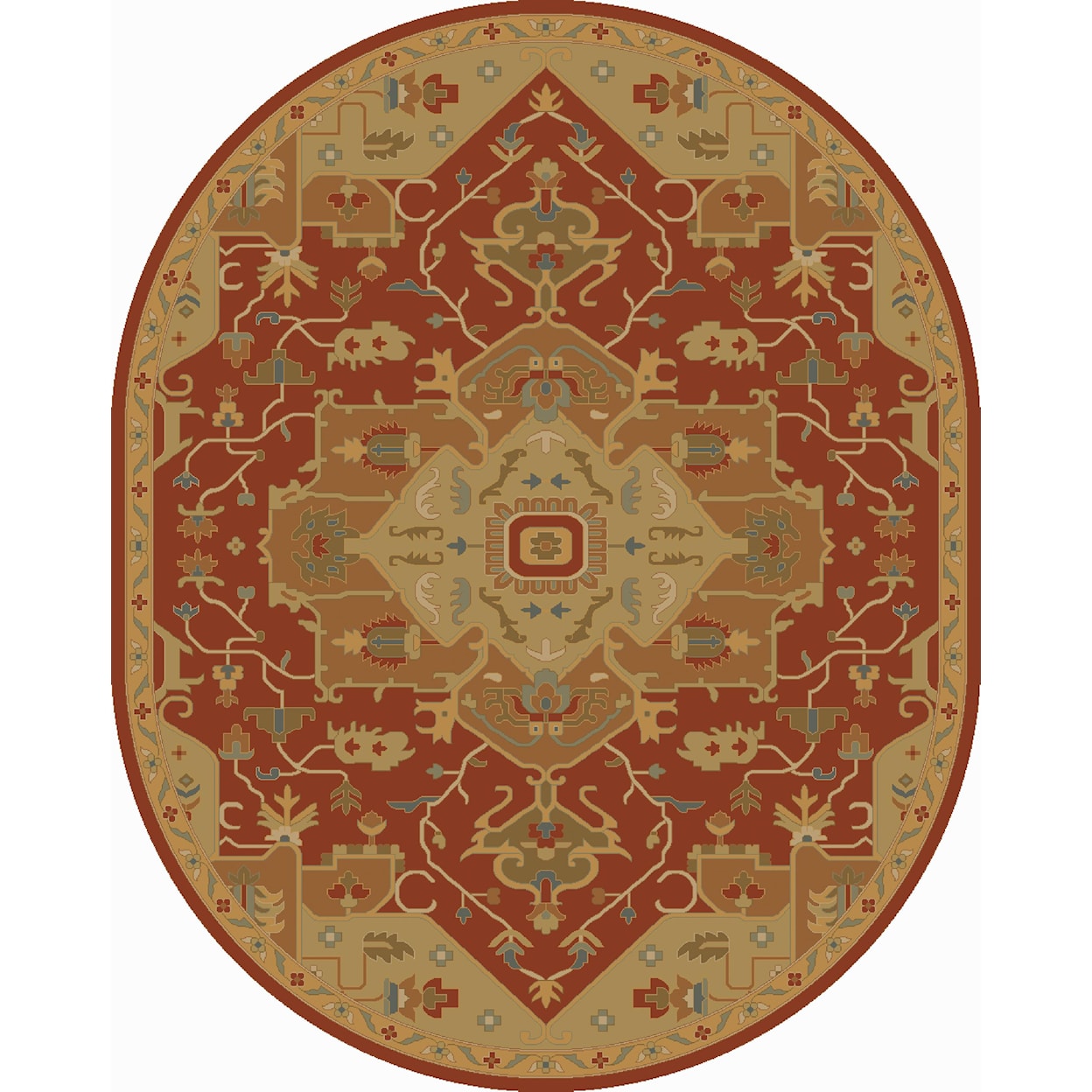 Surya Caesar 6' x 9' Oval