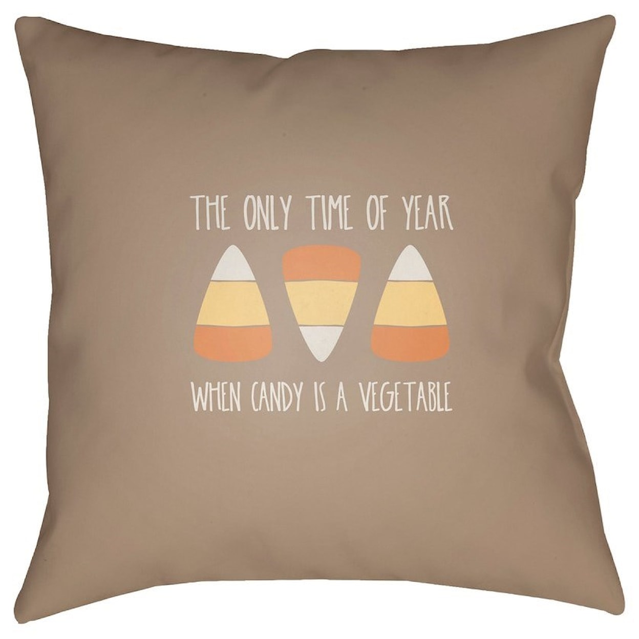 Surya Candy Corn 18 x 18 x 4 Polyester Throw Pillow