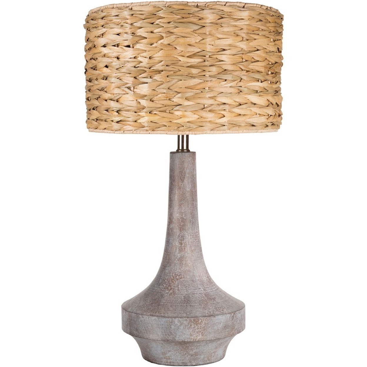 Surya Carson White Contemporary Table Lamp