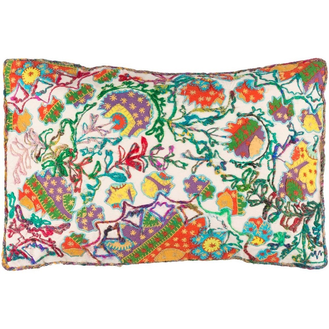 Surya Chichi 22 x 14 x 4 Polyester Lumbar Pillow