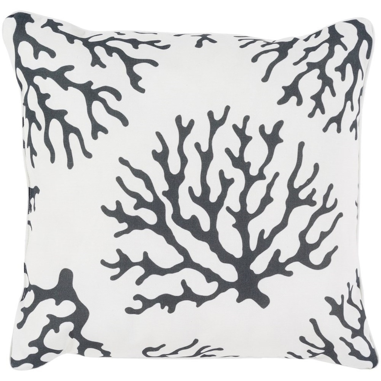 Surya Coral 16 x 16 x 4 Polyester Throw Pillow