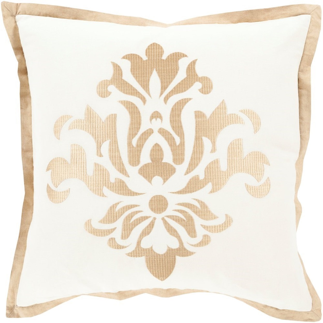 Surya Cosette 18 x 18 x 4 Down Throw Pillow