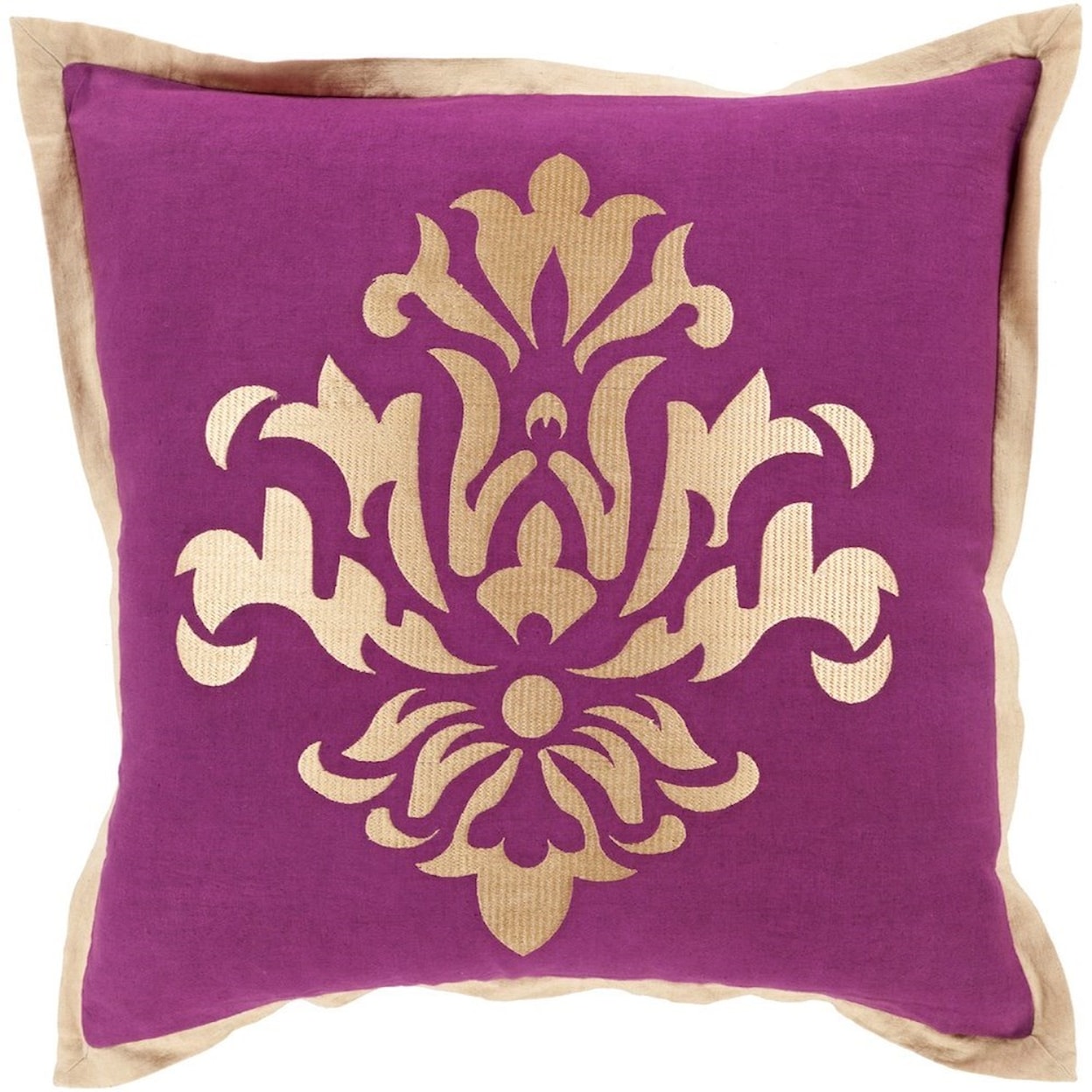 Surya Cosette 22 x 22 x 5 Down Throw Pillow