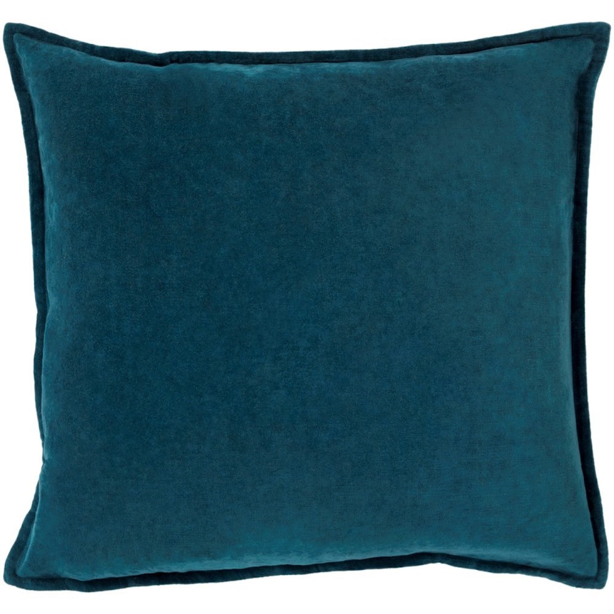 Surya Cotton Velvet 18 x 18 x 4 Down Throw Pillow