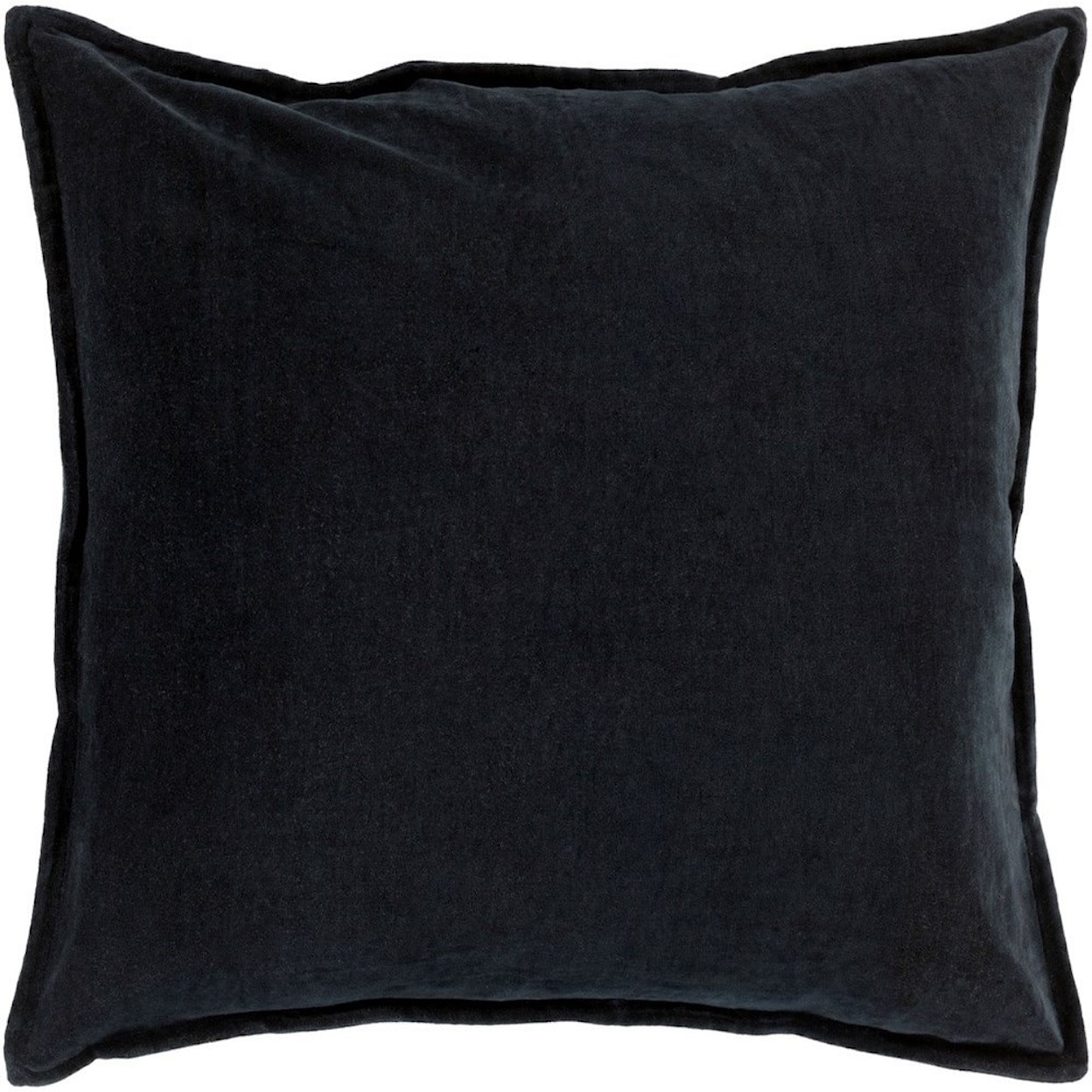 Surya Cotton Velvet 18 x 18 x 4 Down Throw Pillow