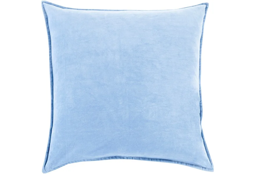 Cotton Velvet 20 x 20 x 4 Down Throw Pillow by Surya at Sheely's Furniture & Appliance