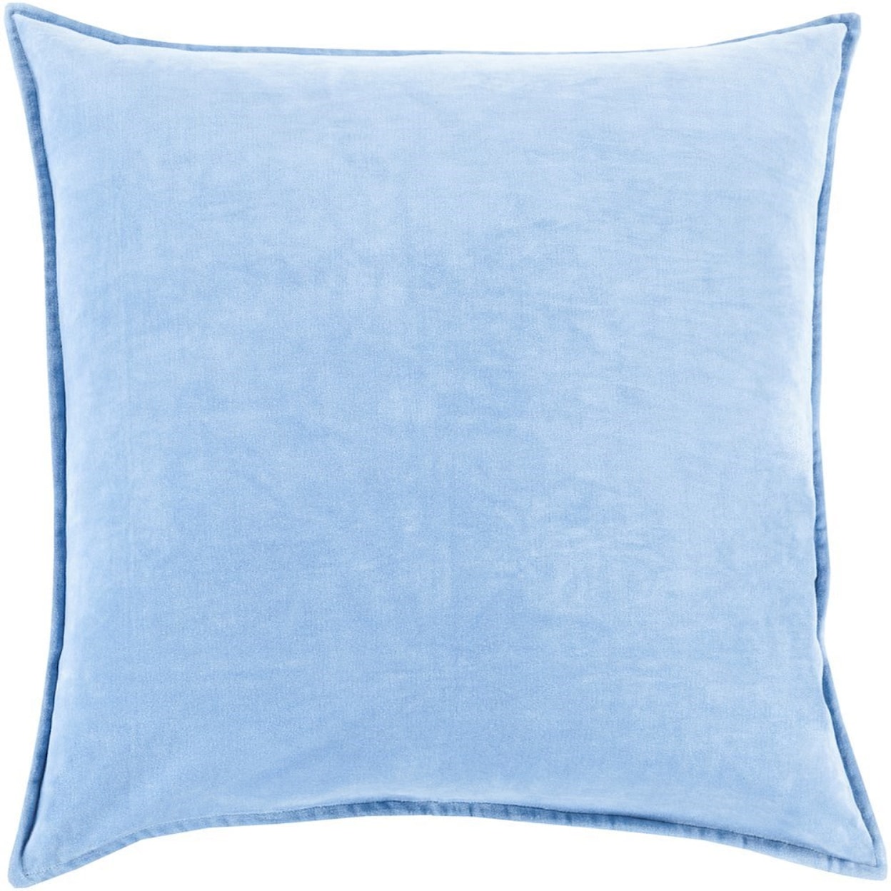 Surya Cotton Velvet 20 x 20 x 4 Down Throw Pillow