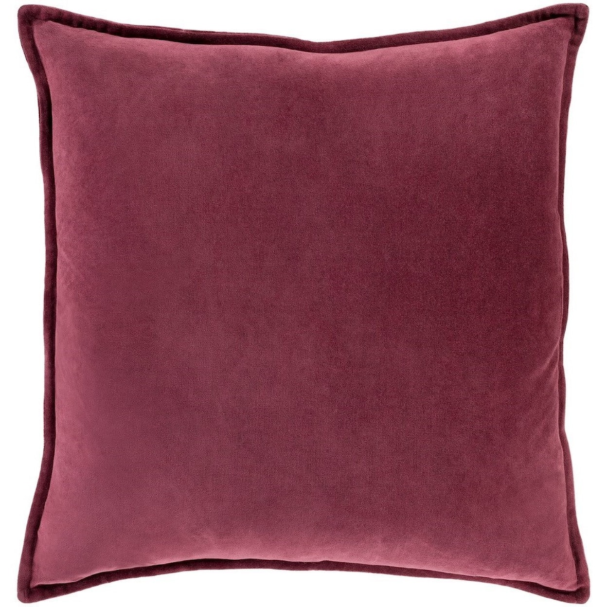Surya Cotton Velvet 20 x 20 x 4 Polyester Throw Pillow