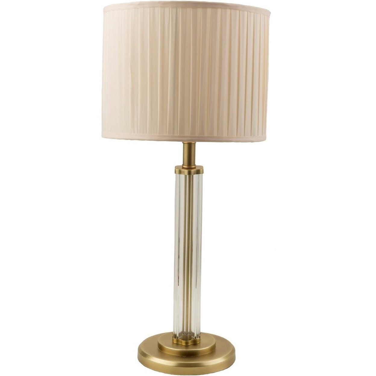 Surya Draper Antique Brass Traditional Table Lamp