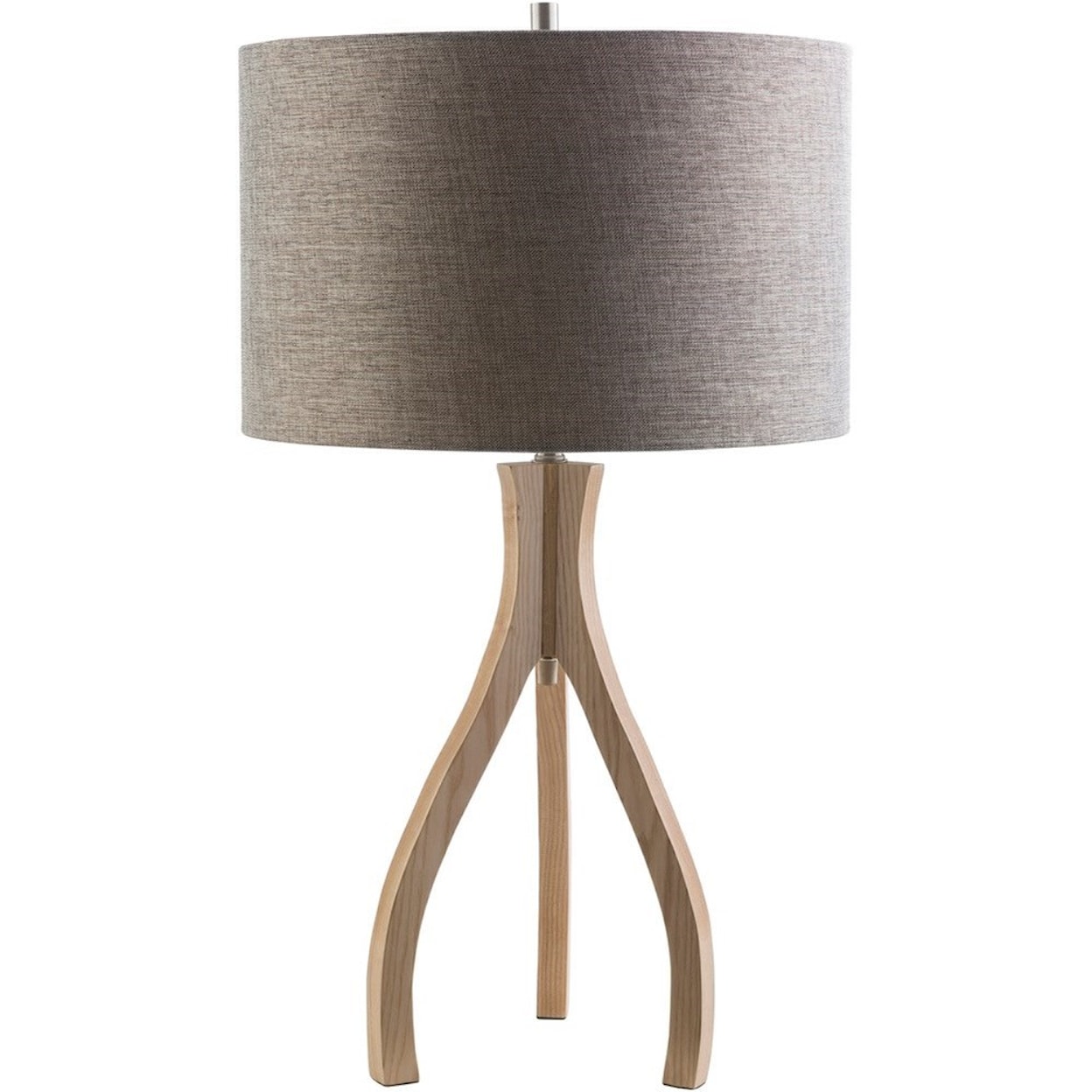 Surya Duxbury Natural Wood Contemporary Floor Lamp