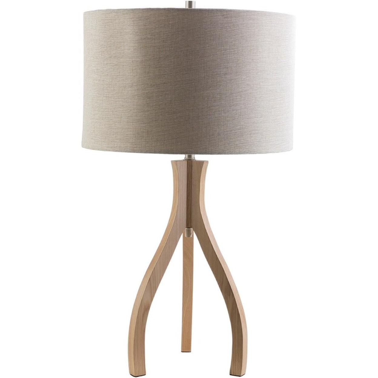 Surya Duxbury Natural Wood Contemporary Floor Lamp