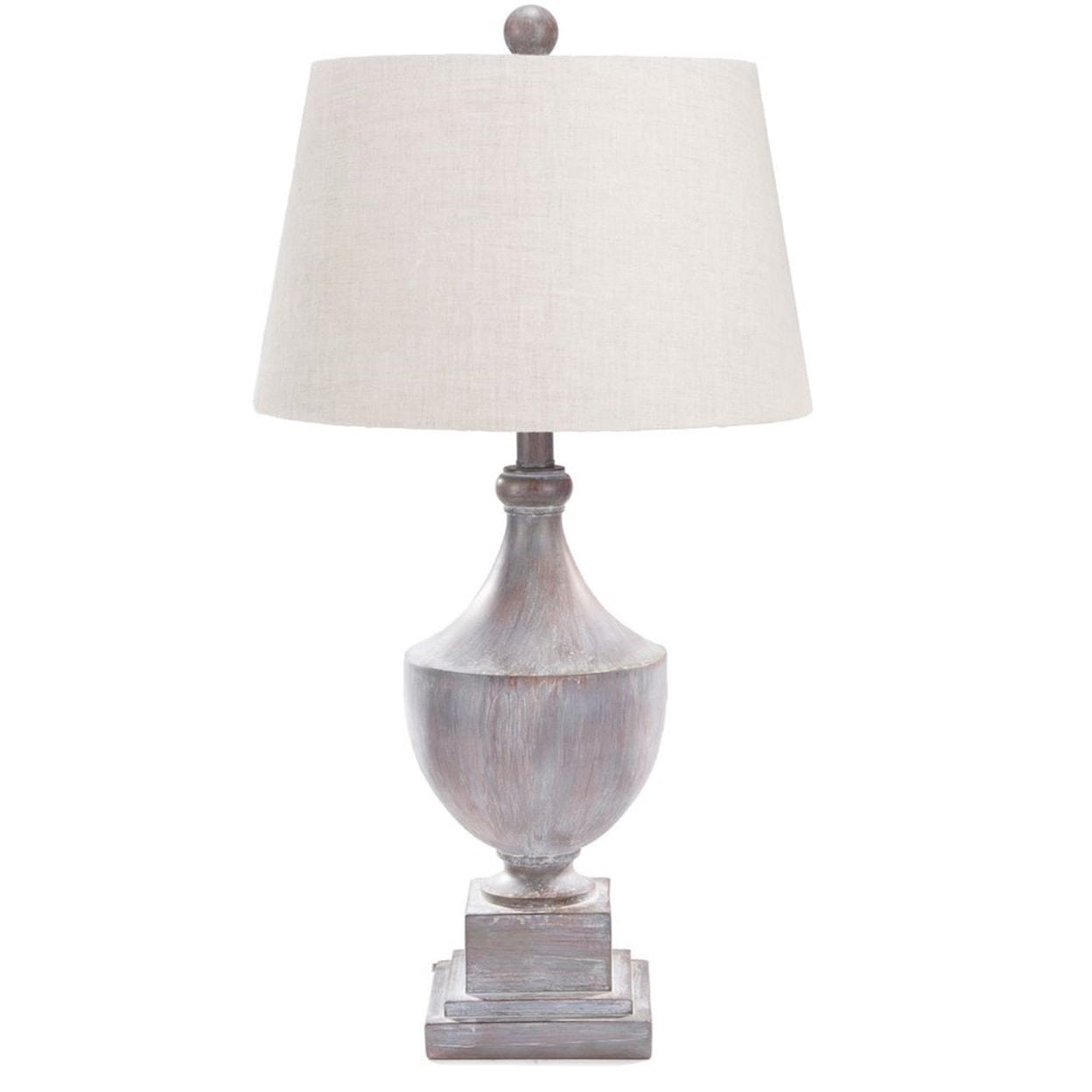 Surya Eleanor Gray Washed Traditional Table Lamp