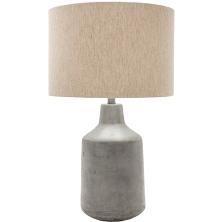 Painted Rustic Table Lamp