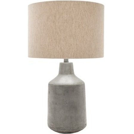 Painted Rustic Table Lamp