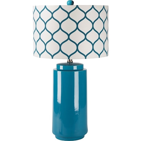 Blue Modern Table Lamp