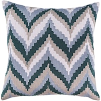 22 x 22 x 5 Down Throw Pillow