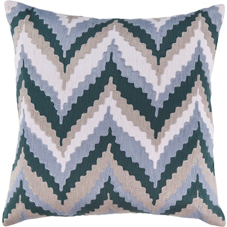 22 x 22 x 5 Down Throw Pillow