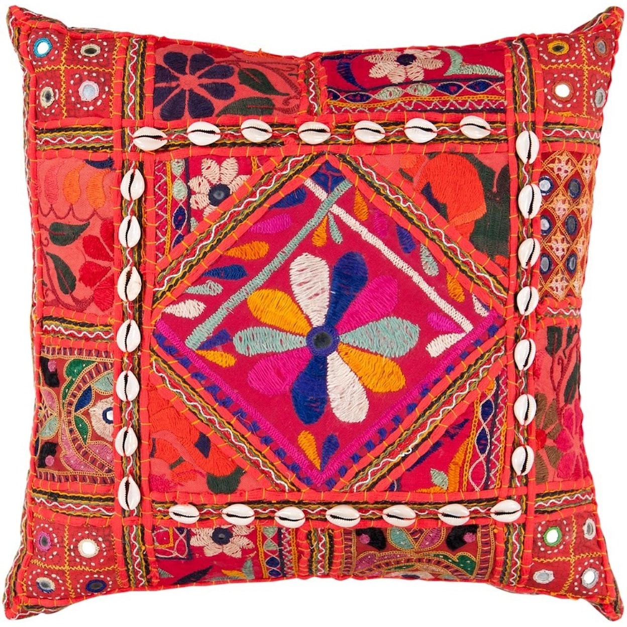 Surya Karma 18 x 18 x 4 Down Throw Pillow