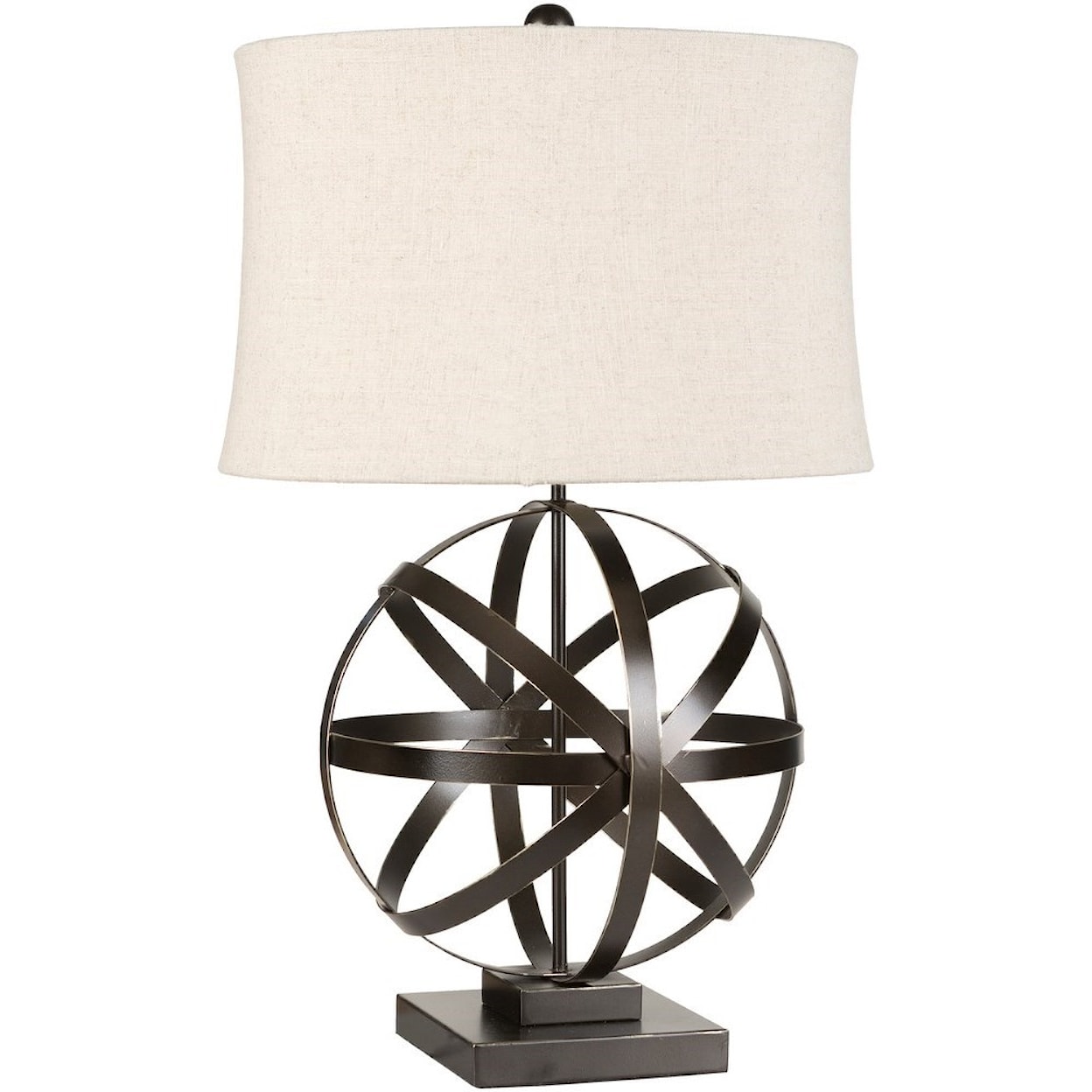 Surya Lamps Bronze Industrial Table Lamp