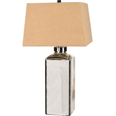 Mercury Glass Contemporary Table Lamp