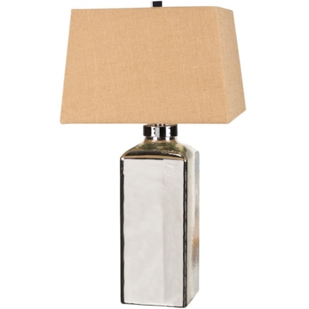 Mercury Glass Contemporary Table Lamp