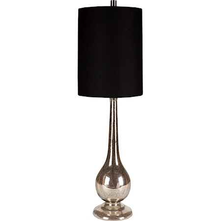 Mercury Glass Modern Table Lamp