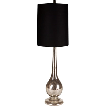 Mercury Glass Modern Table Lamp