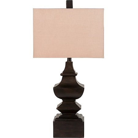 Aged Bronze Traditional Table Lamp