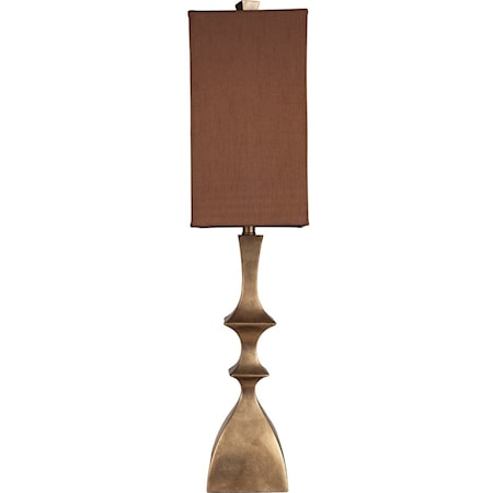 Aged Goldtone Traditional Table Lamp