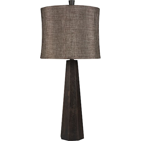 Aged Bronze Traditional Table Lamp