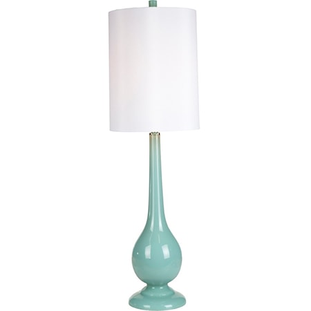 Pale Blue Modern Table Lamp