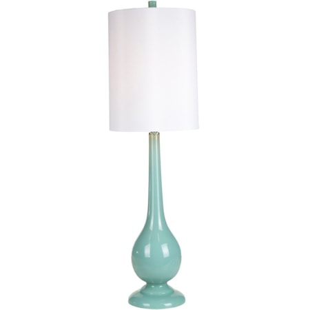 Pale Blue Modern Table Lamp