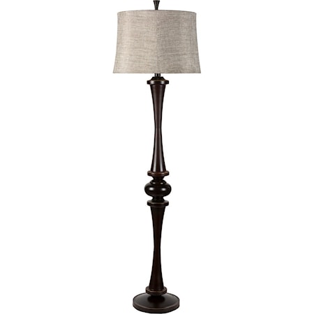 Aged Bronze Traditional Floor Lamp