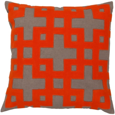 22 x 22 x 5 Down Throw Pillow