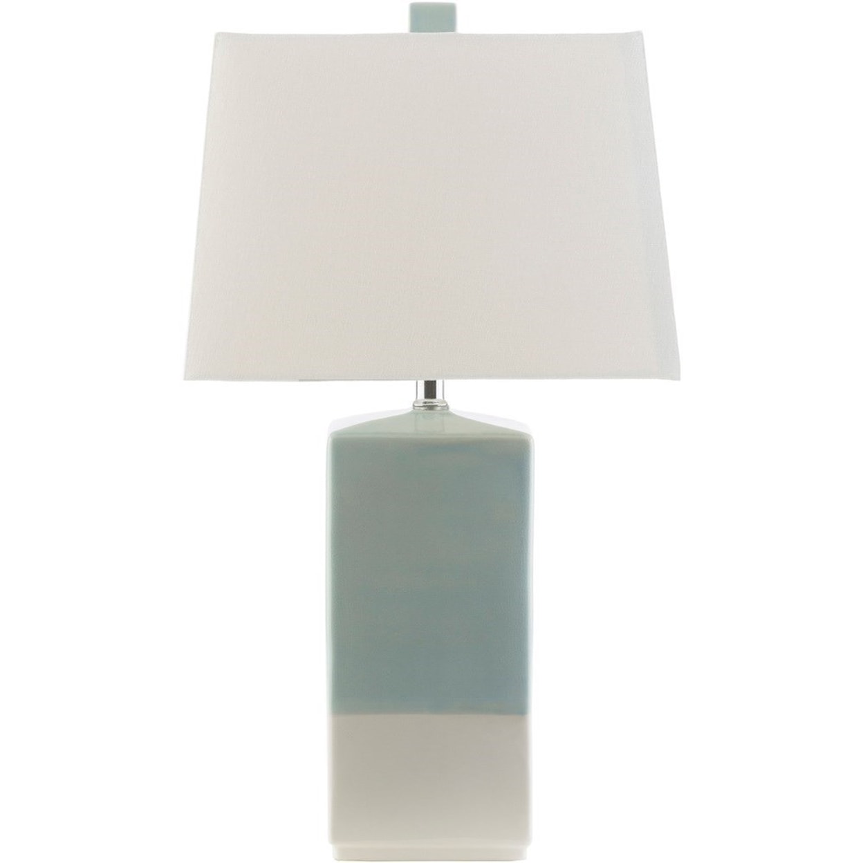 Surya Malloy Blue / White Coastal Table Lamp