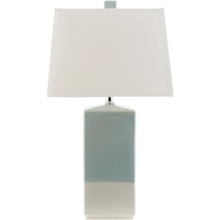 Blue / White Coastal Table Lamp