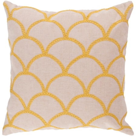 22 x 22 x 5 Down Throw Pillow