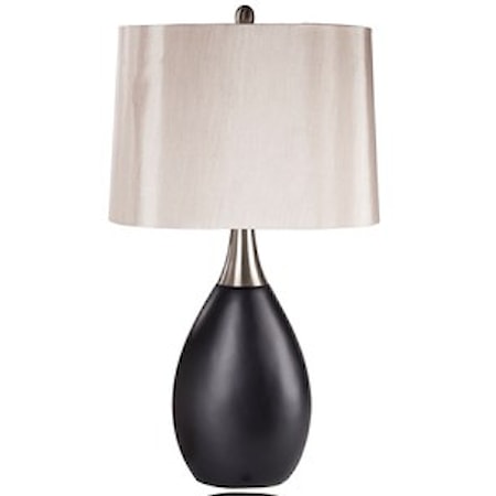 Black Contemporary Table Lamp