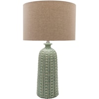  Glazed Coastal Table Lamp