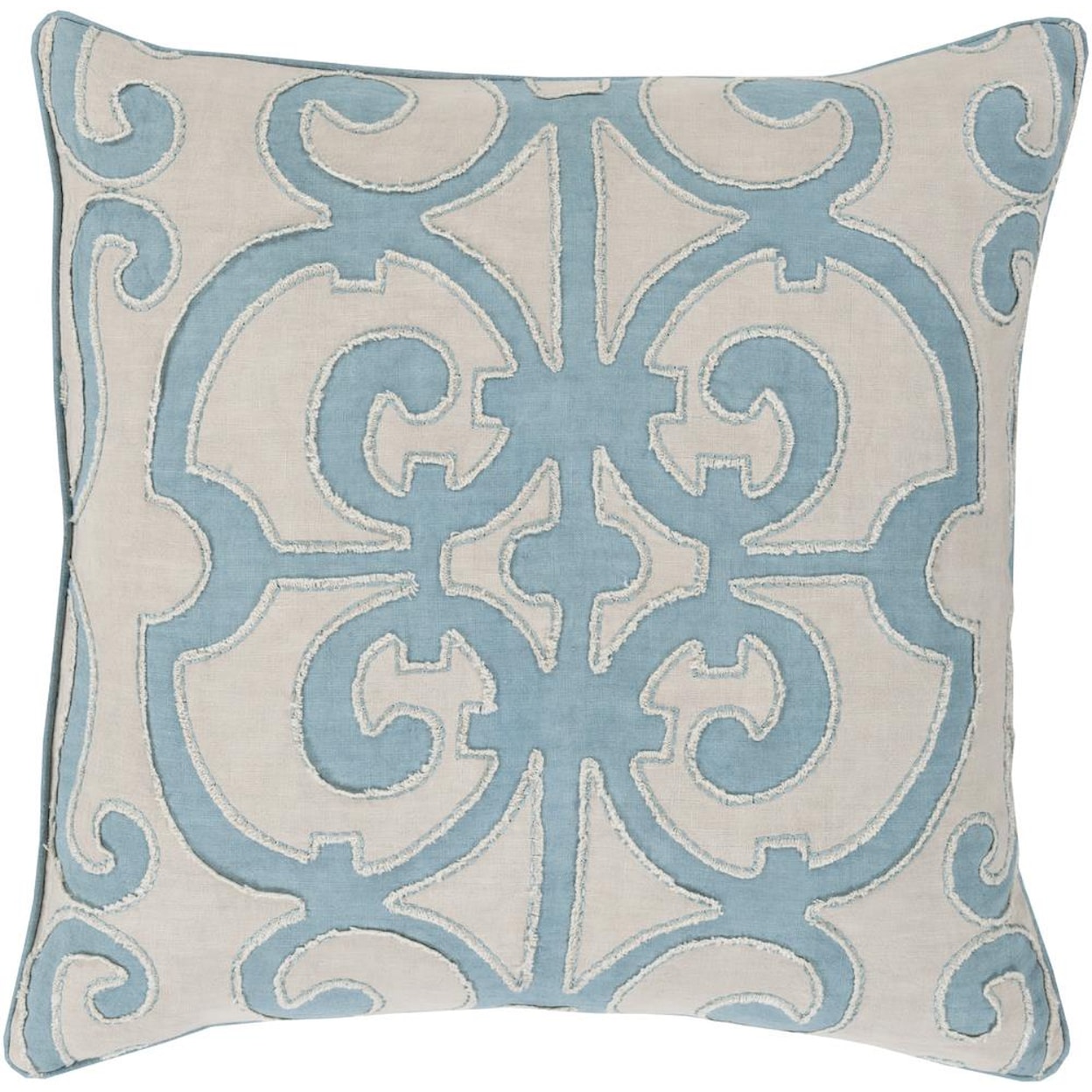 Surya Pillows 22" x 22" Decorative Pillow